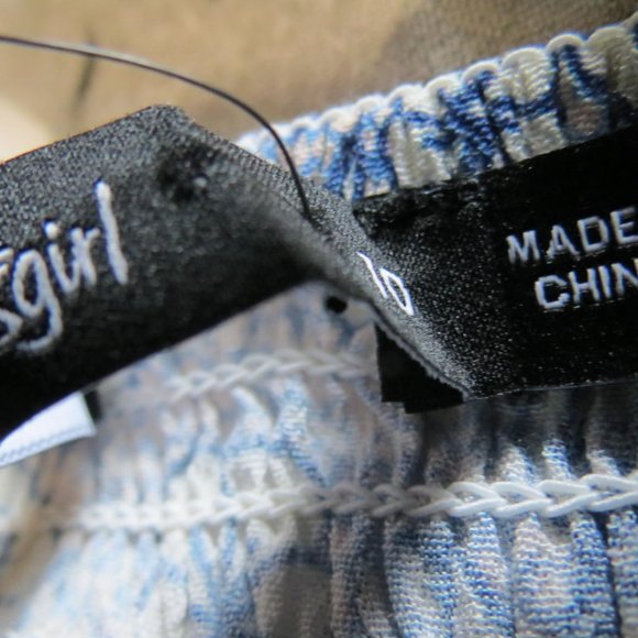 SPORTSGIRL - soft mid length dress - puff sleeves - size 10 (small fit) - Picture 7 of 8